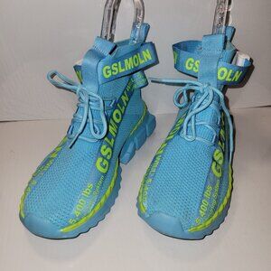 GSLMOLN Outdoor Fashion Walking Footwear Casual Knit Sneakers Size M 9.5 or W 10